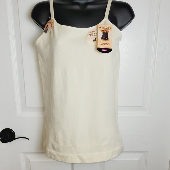 Shapermint Other - Shapermint Tank Essentials Scoop Neck Cami XXL Cream Slimming Smoothing New